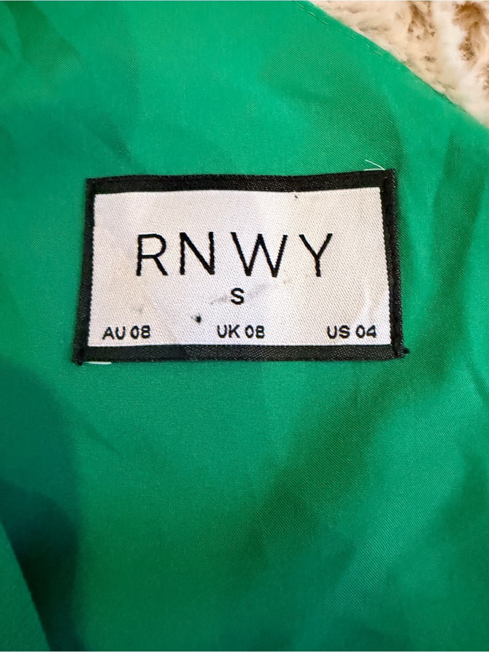 💚 RNWY Runaway The Label Estella Green Cutout One Shoulder Mini Dress Revolve - Picture 13 of 16